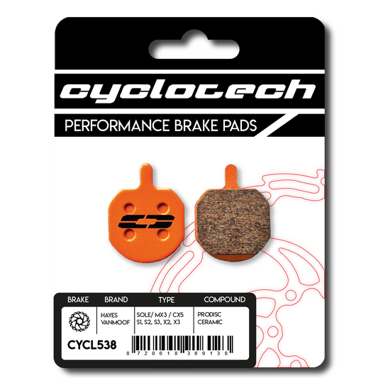 VanMoof SX3 Brake Pads / Cyclotech Ceramic
